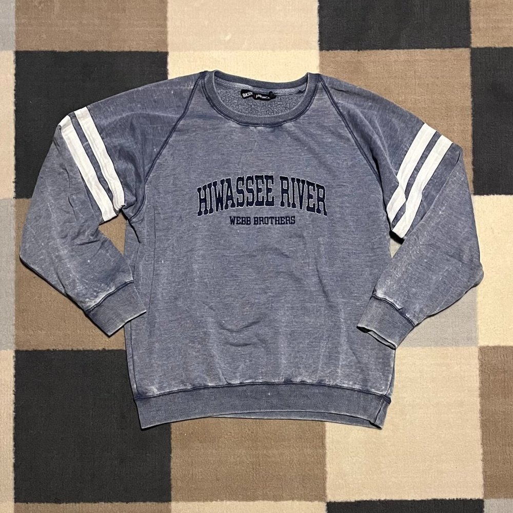 Vintage Mens Sweatshirt Hiwassee River (L)
